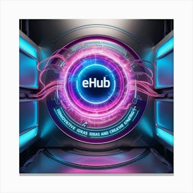 Ehub Logo Canvas Print