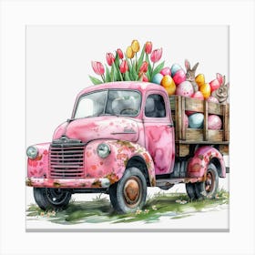 Easter Truck 1 Leinwandbild