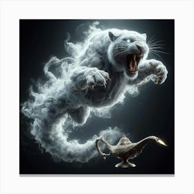 White Tiger 4 Canvas Print