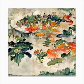 Water Lilies Canvas Print