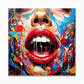 Splatter Painting 2 Canvas Print