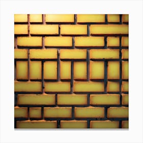 Abstract golden bricks background 3 Canvas Print