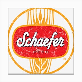 Schaefer Beer Canvas Print