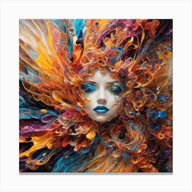 Radiant Expression Canvas Print