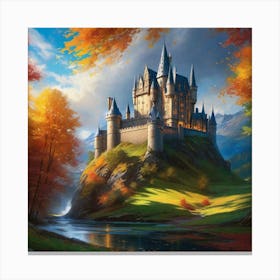 Harry Potter Castle 4 Canvas Print