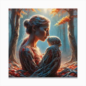 Mother And Child 1 Canvas Print