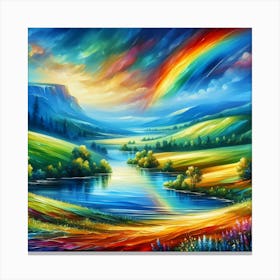 Rainbow In The Sky 6 Canvas Print