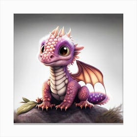 Cute Dragon 1 Canvas Print