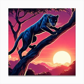 Panther at Dusk Canvas Print