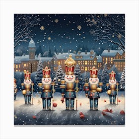 Christmas Nutcrackers 2 Canvas Print