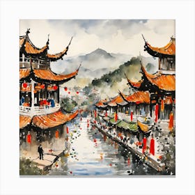 Chinese Painting (63) Canvas Print