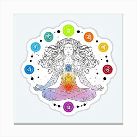 Chakras Canvas Print