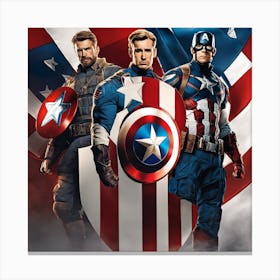 Captain America The First Avengers Canvas Print