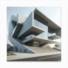 Modern Museum Canvas Print