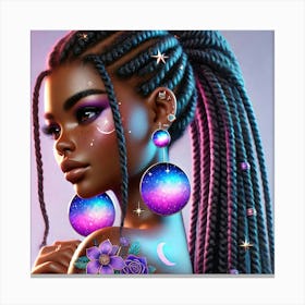 Sexy Black Woman 1 Canvas Print