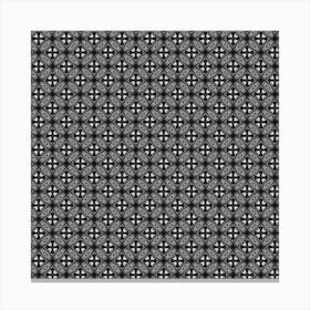 Pattern Background Black And White Canvas Print