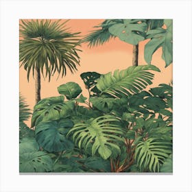 Tropical Jungle Canvas Print