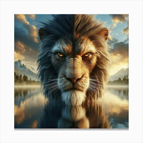 Heart of a Lion Canvas Print