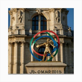 Olympics In Paris Canvas Print