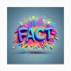 Fact0 Canvas Print