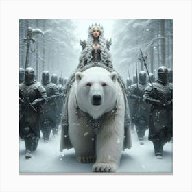 White Wolf Canvas Print