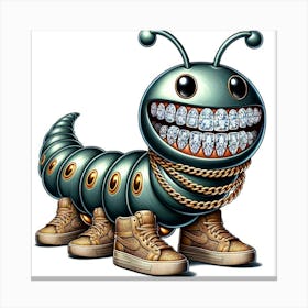 Caterworm Canvas Print