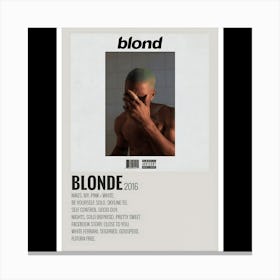 Blonde – Frank Ocean (2016) Canvas Print