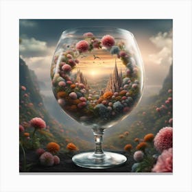 city of flowers Canvas Print