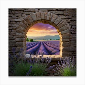 Lavender Field 2 Canvas Print