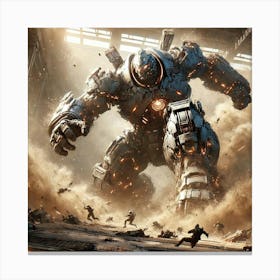 Gargantor Ground Stomp Canvas Print