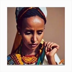 Ethiopian Woman 1 Canvas Print