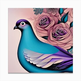 Beautiful Pigeon Canvas Print