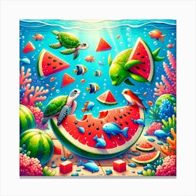 Watermelon 1 Canvas Print