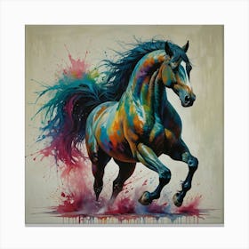 Horse Running 1 Canvas Print