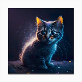 Cat Galaxy (23) Canvas Print