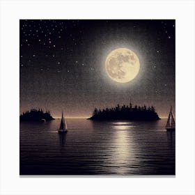 Full Moon Canvas Print