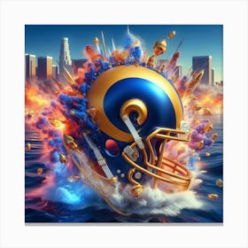 Nfl LA Rams 1 Canvas Print