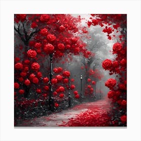 Red Roses 14 Canvas Print