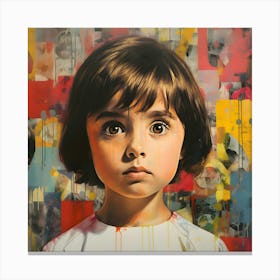 Innocence Amidst Chaos. Canvas Print