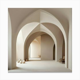 Arches In A Room Canvas Print