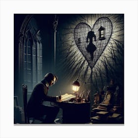 Haunted House 1 Canvas Print
