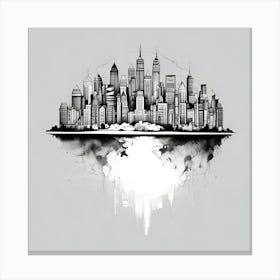 New York City Skyline 96 Canvas Print