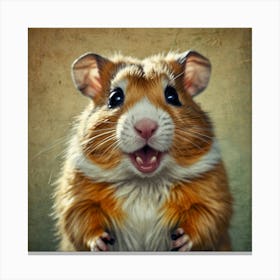 Cute Hamster 2 Canvas Print