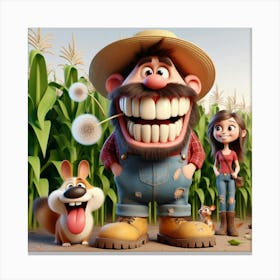 Farm Happy 4 Canvas Print