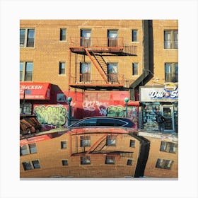 Brooklyn Graffiti Canvas Print