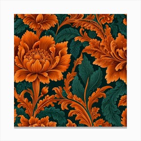 Floral Pattern 24 Canvas Print