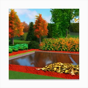 Autumn Garden Canvas Print