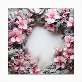 Flower Wreath Canvas Print