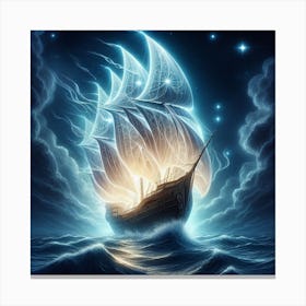Luminous sails 1 Canvas Print