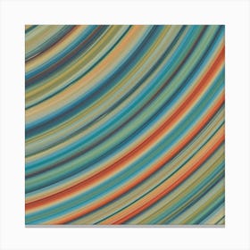 Rings Of Saturn Square Canvas Print